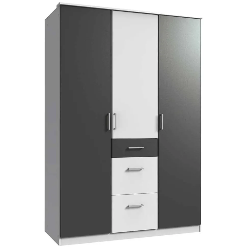 Zweifarbiger Kleiderschrank Tolofoa