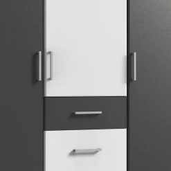 Zweifarbiger Kleiderschrank Tolofoa