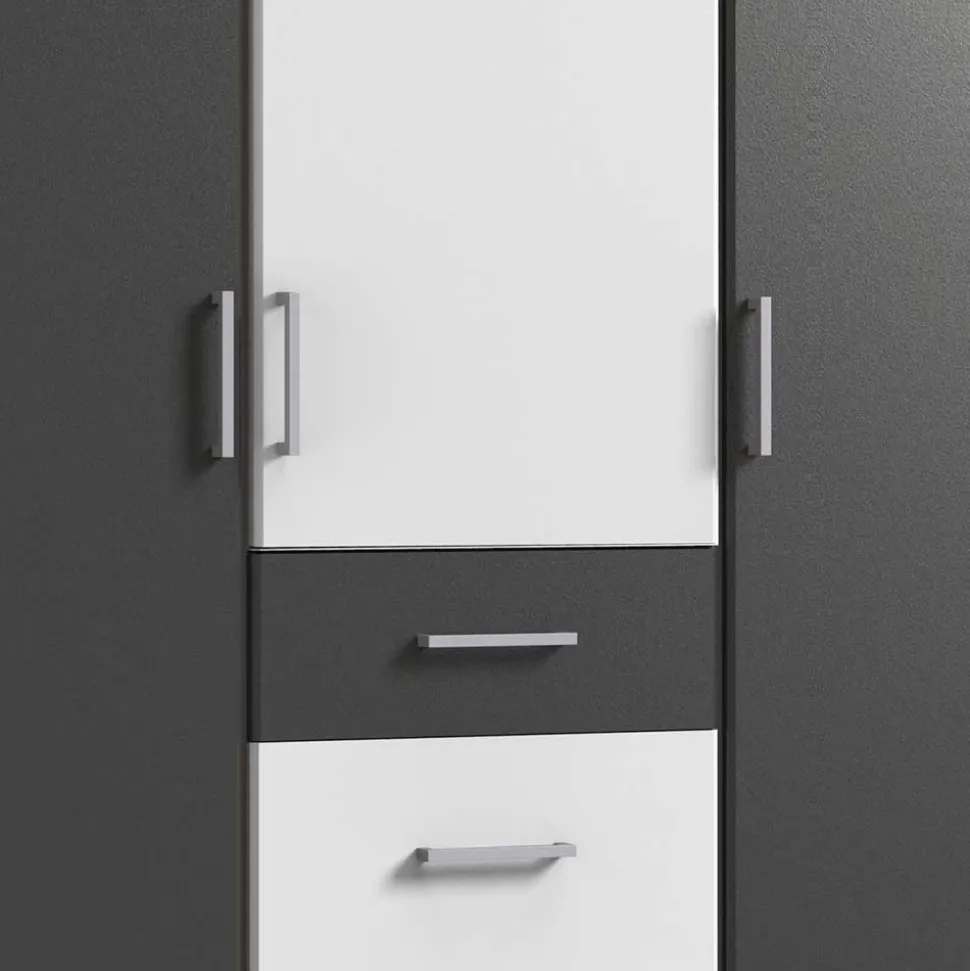 Zweifarbiger Kleiderschrank Tolofoa