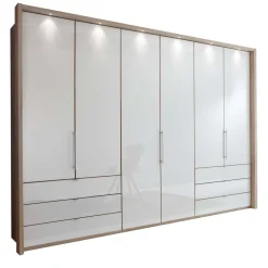Zweifarbiger Kleiderschrank Andryas