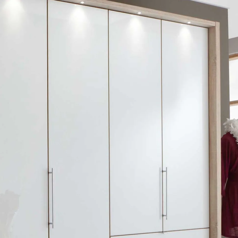 Zweifarbiger Kleiderschrank Andryas