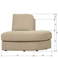 Zweisitzer Modulsofa Pilamonia