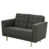 Zweisitzer Sofa Anthrazit Loytima