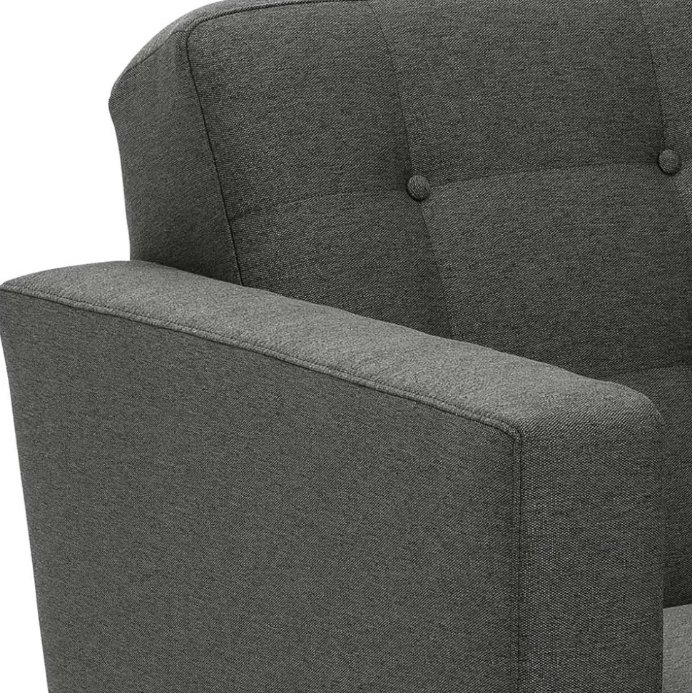 Zweisitzer Sofa Anthrazit Loytima
