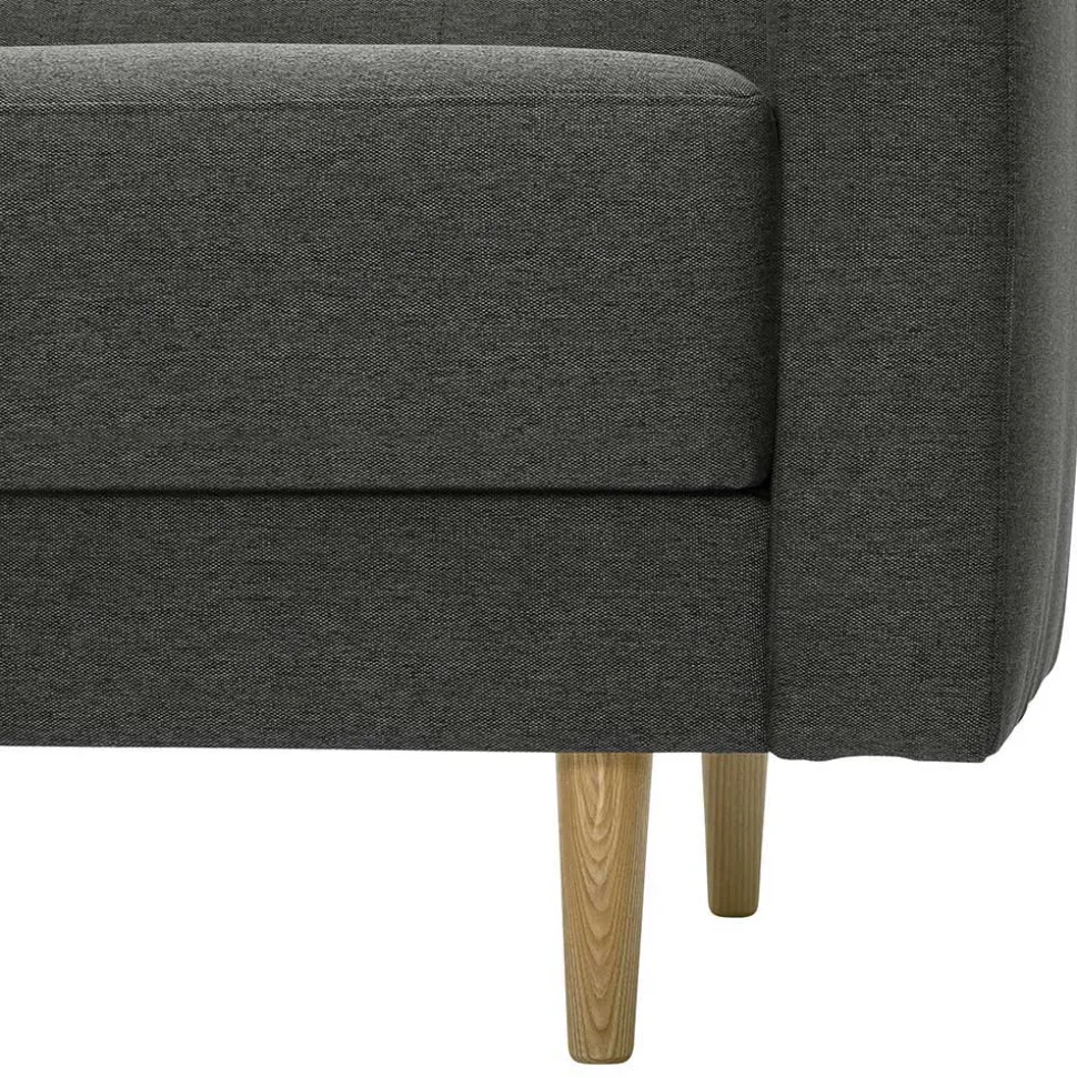 Zweisitzer Sofa Anthrazit Loytima