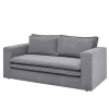 Zweisitzer Sofa Anthrazit Eltusa