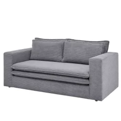 Zweisitzer Sofa Anthrazit Eltusa