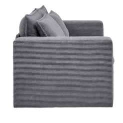 Zweisitzer Sofa Anthrazit Eltusa