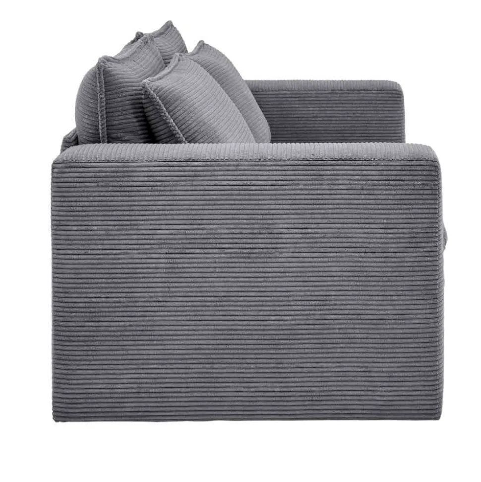 Zweisitzer Sofa Anthrazit Eltusa