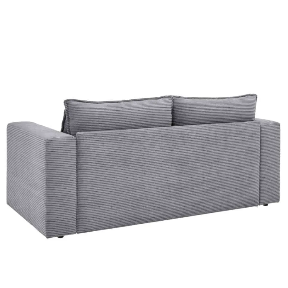 Zweisitzer Sofa Anthrazit Eltusa