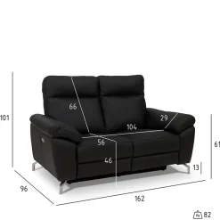 Zweisitzer Sofa Escavan