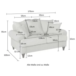Zweisitzer Sofa Mallorca